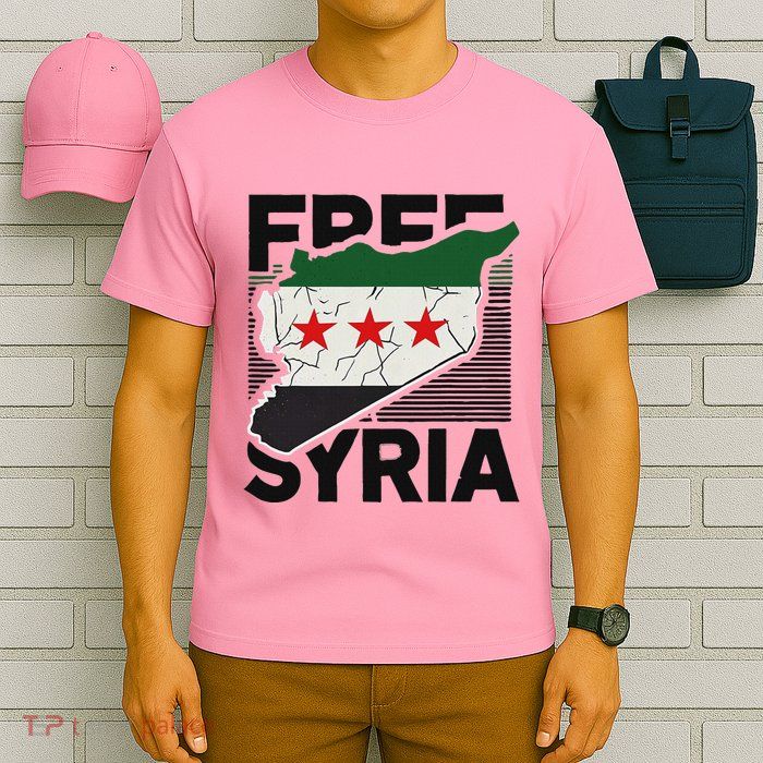 Free Syria Patriotic Syrian Flag T-Shirt