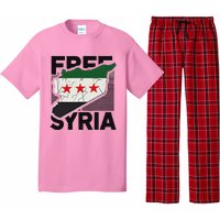 Free Syria Patriotic Syrian Flag Pajama Set