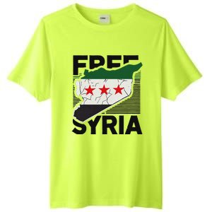 Free Syria Patriotic Syrian Flag Tall Fusion ChromaSoft Performance T-Shirt