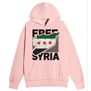 Free Syria Patriotic Syrian Flag Urban Pullover Hoodie