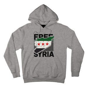 Free Syria Patriotic Syrian Flag Tall Hoodie