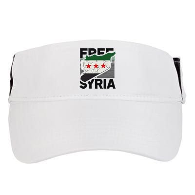 Free Syria Patriotic Syrian Flag Adult Drive Performance Visor