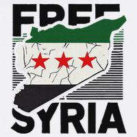 Free Syria Patriotic Syrian Flag 11oz C Handle Ceramic Mug