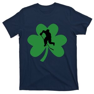 Funny St. Patricks Day Hockey Player Gift T-Shirt