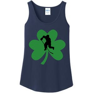 Funny St. Patricks Day Hockey Player Gift Ladies Essential Tank