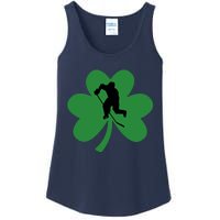 Funny St. Patricks Day Hockey Player Gift Ladies Essential Tank