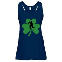 Funny St. Patricks Day Hockey Player Gift Ladies Essential Flowy Tank