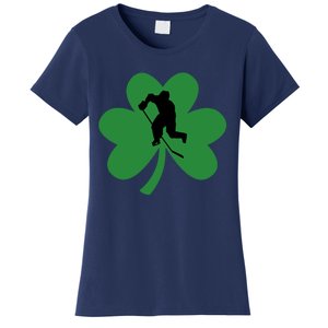 Funny St. Patricks Day Hockey Player Gift Women's T-Shirt