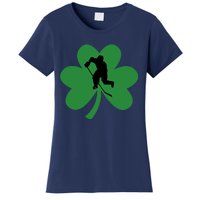 Funny St. Patricks Day Hockey Player Gift Women's T-Shirt