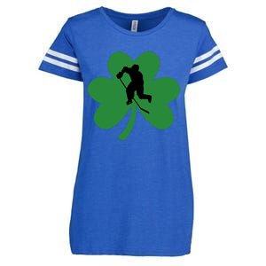 Funny St. Patricks Day Hockey Player Gift Enza Ladies Jersey Football T-Shirt