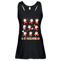 Funny Santa Pe Teacher Christmas Xmas Vibes A Pe Christmas Ladies Essential Flowy Tank