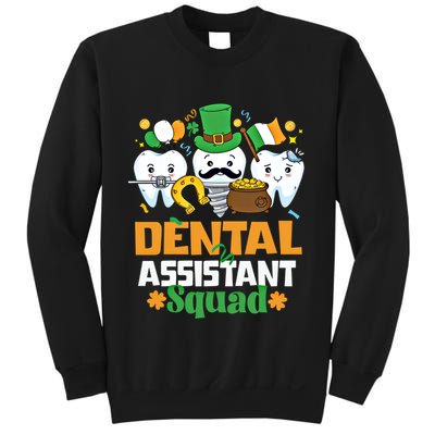 Funny St Patricks Day Dental Assistant Dental Themed Gift Sweatshirt