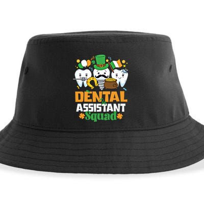 Funny St Patricks Day Dental Assistant Dental Themed Gift Sustainable Bucket Hat