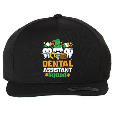Funny St Patricks Day Dental Assistant Dental Themed Gift Wool Snapback Cap