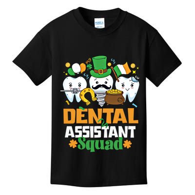 Funny St Patricks Day Dental Assistant Dental Themed Gift Kids T-Shirt