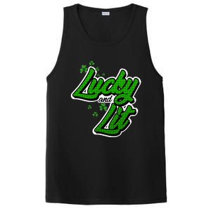 Funny St Paddy's Day Lycky And Lit PosiCharge Competitor Tank