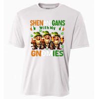 Funny St Patricks Day Shenanigans With My Gnomies Shamrock Gift Cooling Performance Crew T-Shirt