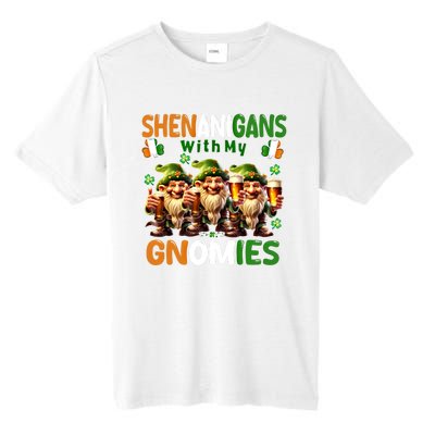 Funny St Patricks Day Shenanigans With My Gnomies Shamrock Gift Tall Fusion ChromaSoft Performance T-Shirt