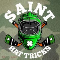 Funny St Patrick's Day Saint Hat Tricks Hockey Player Fan Legacy Tie Dye Trucker Hat