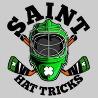 Funny St Patrick's Day Saint Hat Tricks Hockey Player Fan Cooling Performance Crew T-Shirt