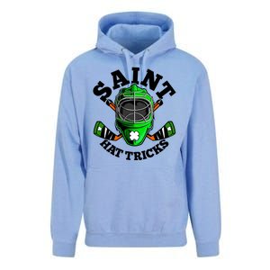 Funny St Patrick's Day Saint Hat Tricks Hockey Player Fan Unisex Surf Hoodie