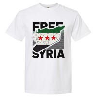 Free Syria Patriotic Syrian Flag Garment-Dyed Heavyweight T-Shirt