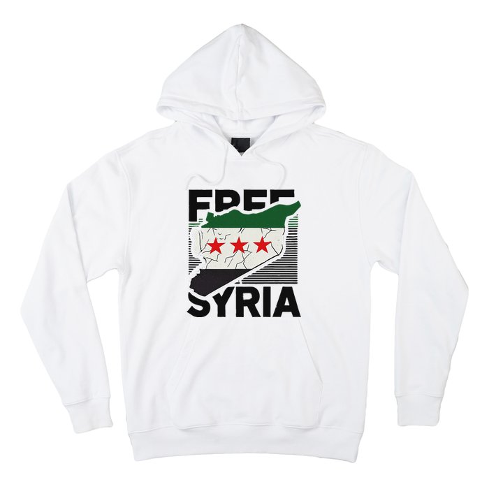 Free Syria Patriotic Syrian Flag Hoodie