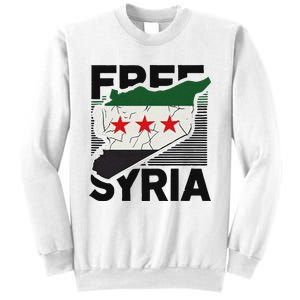 Free Syria Patriotic Syrian Flag Sweatshirt