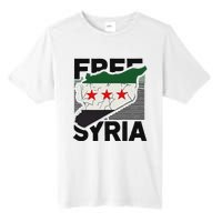 Free Syria Patriotic Syrian Flag Tall Fusion ChromaSoft Performance T-Shirt