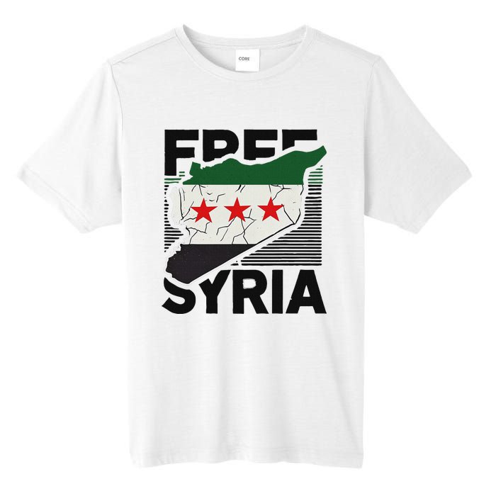 Free Syria Patriotic Syrian Flag Tall Fusion ChromaSoft Performance T-Shirt