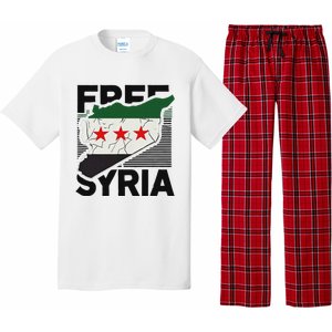 Free Syria Patriotic Syrian Flag Pajama Set