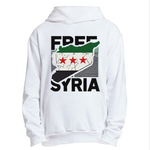 Free Syria Patriotic Syrian Flag Urban Pullover Hoodie