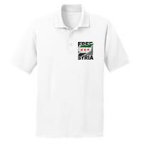 Free Syria Patriotic Syrian Flag PosiCharge RacerMesh Polo