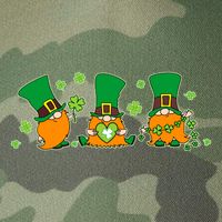Funny St Patrick's Day Lucky Shamrocks Gnomes Legacy Tie Dye Trucker Hat