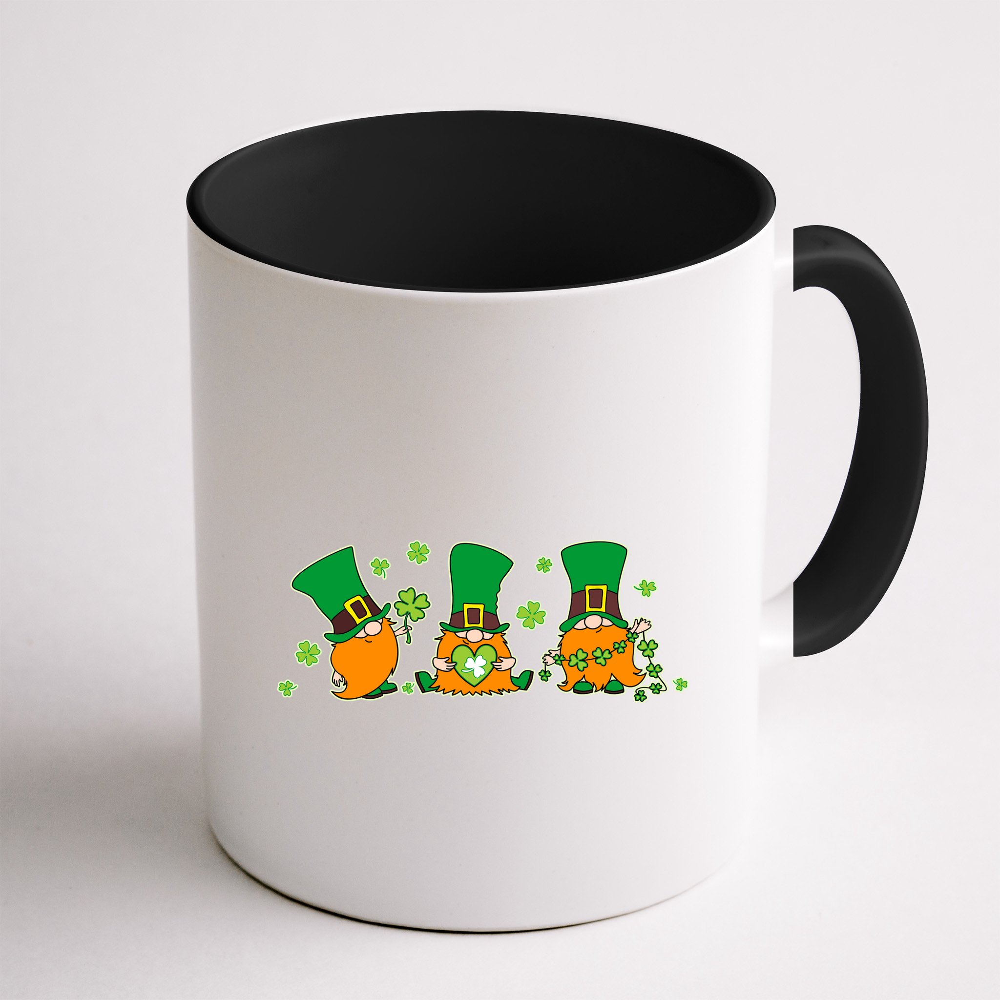 Funny St Patrick's Day Lucky Shamrocks Gnomes Mug