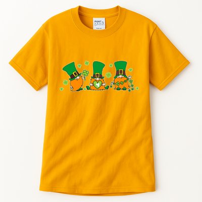 Funny St Patrick's Day Lucky Shamrocks Gnomes Tall T-Shirt