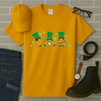 Funny St Patrick's Day Lucky Shamrocks Gnomes Tall T-Shirt