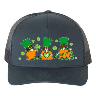 Funny St Patrick's Day Lucky Shamrocks Gnomes Yupoong Adult 5-Panel Trucker Hat