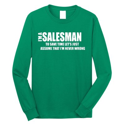 For Salesman Profession Long Sleeve Shirt