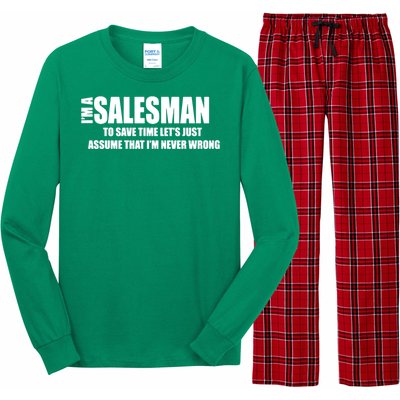 For Salesman Profession Long Sleeve Pajama Set