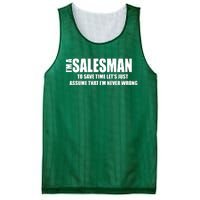 For Salesman Profession Mesh Reversible Basketball Jersey Tank