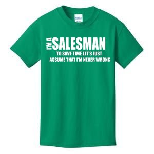 For Salesman Profession Kids T-Shirt