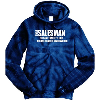 For Salesman Profession Tie Dye Hoodie