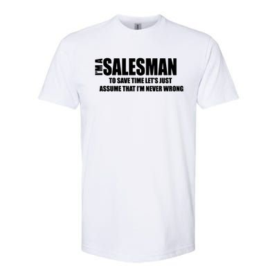 For Salesman Profession Softstyle® CVC T-Shirt