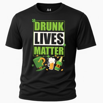 Funny St. Patrick's Day Drunk Lives Matter Performance Shirt