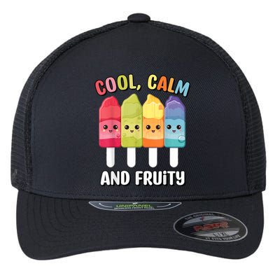 Funny Summer Popsicle Quote For Summer Time Fun For Women Flexfit Unipanel Trucker Cap