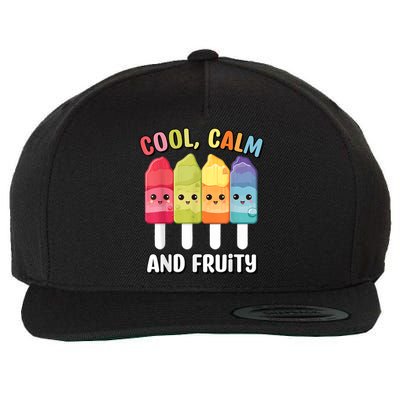 Funny Summer Popsicle Quote For Summer Time Fun For Women Wool Snapback Cap