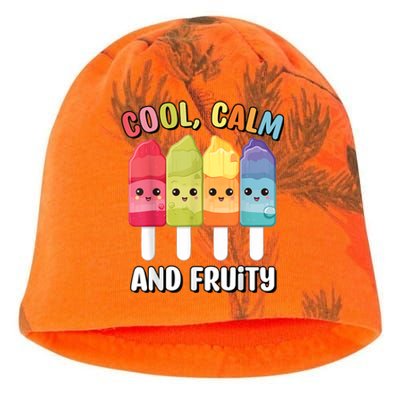 Funny Summer Popsicle Quote For Summer Time Fun For Women Kati - Camo Knit Beanie