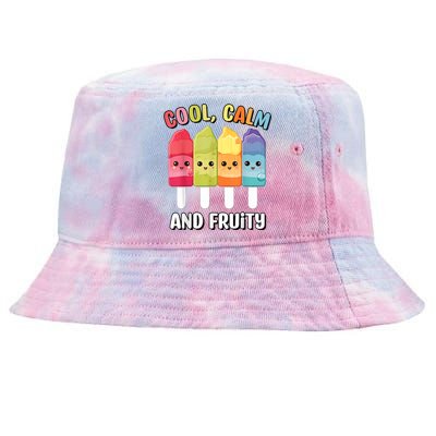 Funny Summer Popsicle Quote For Summer Time Fun For Women Tie-Dyed Bucket Hat