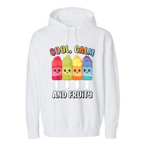 Funny Summer Popsicle Quote For Summer Time Fun For Women Garment-Dyed Fleece Hoodie